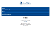 Tablet Screenshot of gurneebank.com